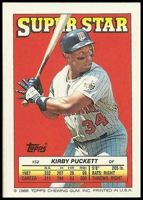 52 Kirby Puckett